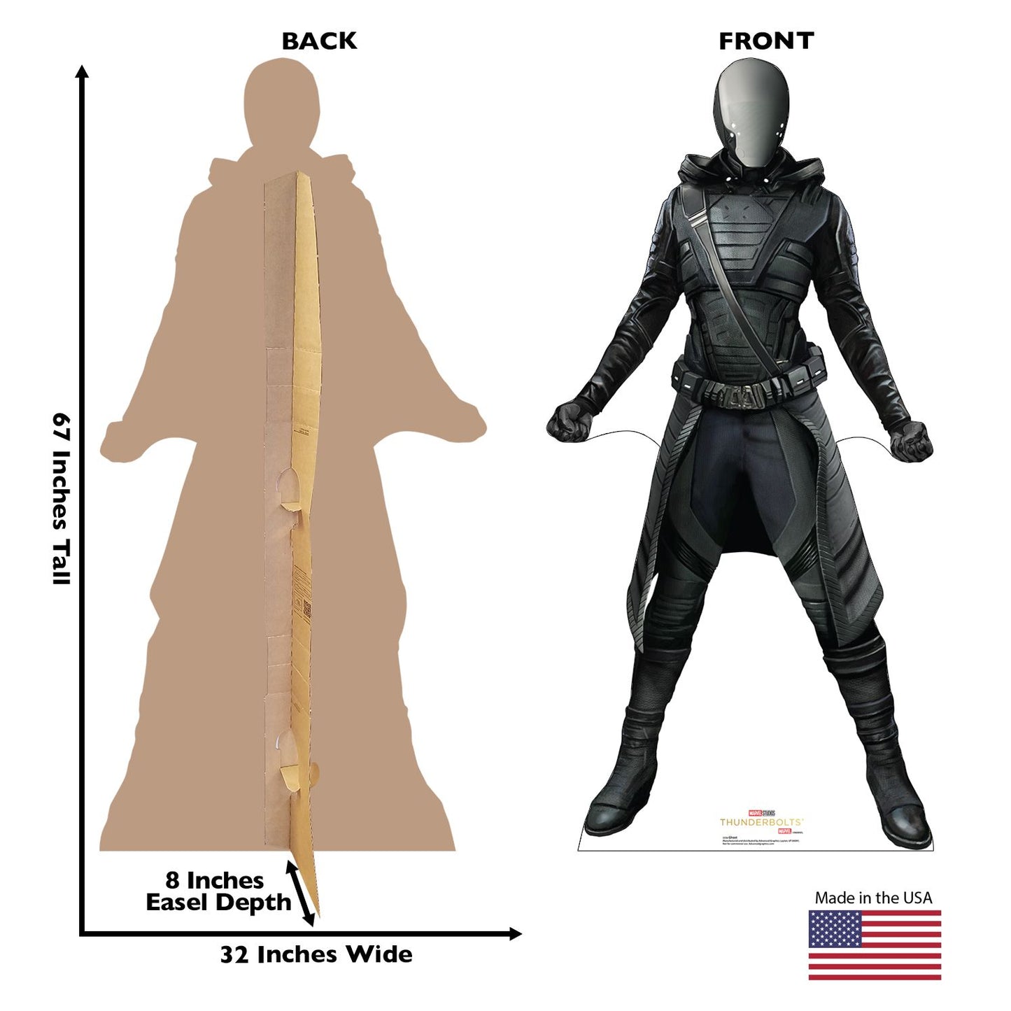 Thunderbolts* Ghost Cardboard Cutout Standee