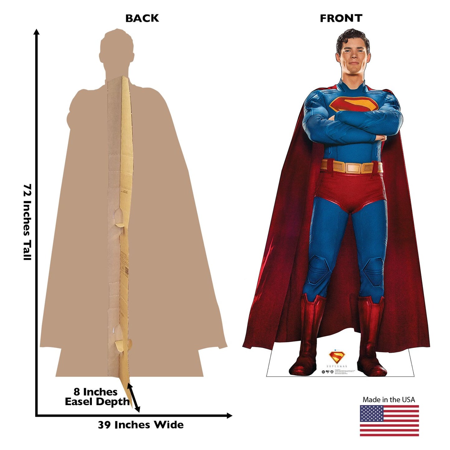 SUPERMAN (2025 Movie) Superman Cardboard Cutout Standee