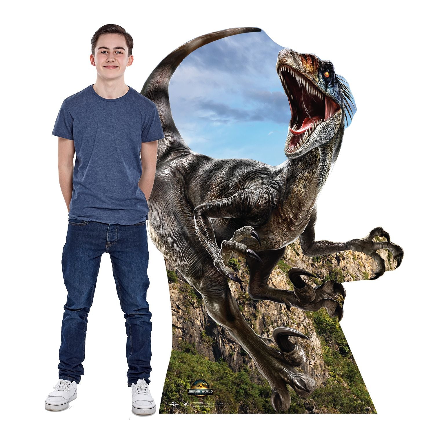 Jurassic World: Rebirth Velociraptor Standee