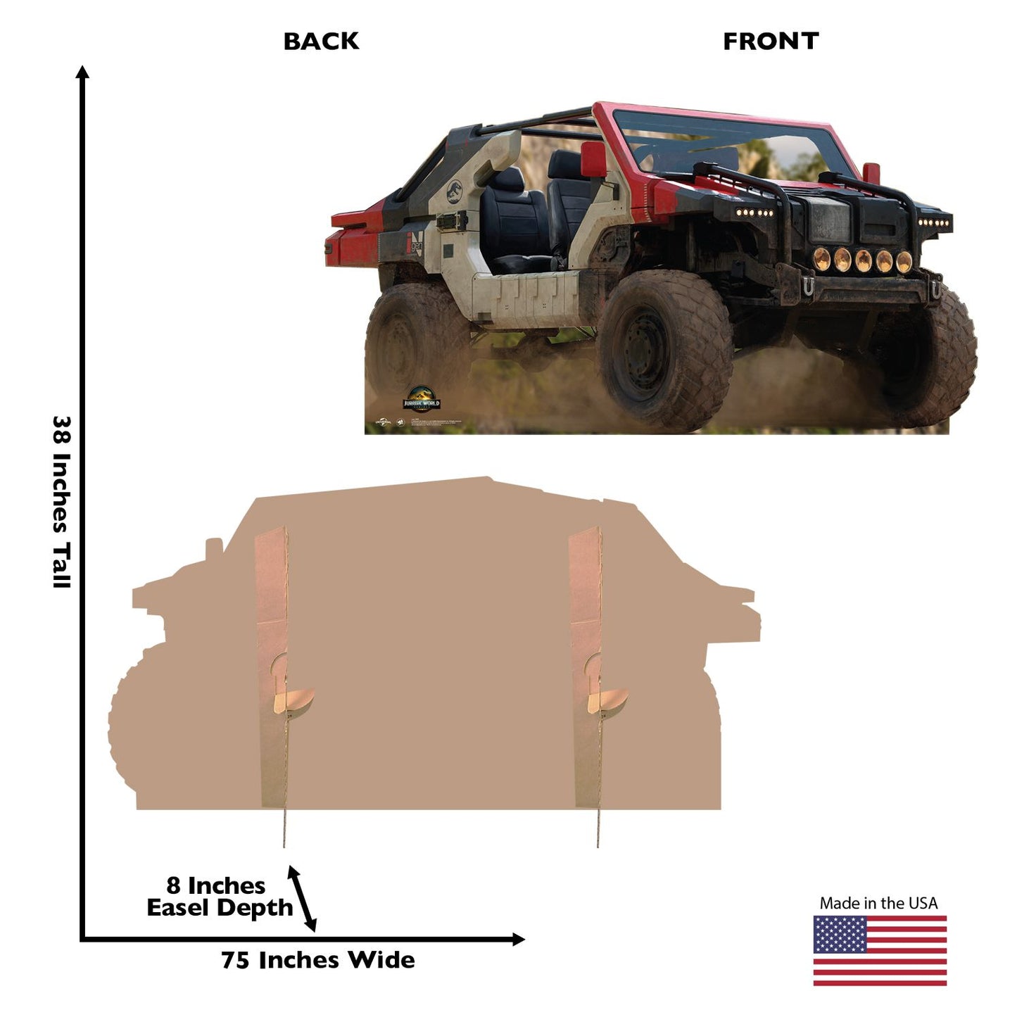 Jurassic World: Rebirth SUV Standee