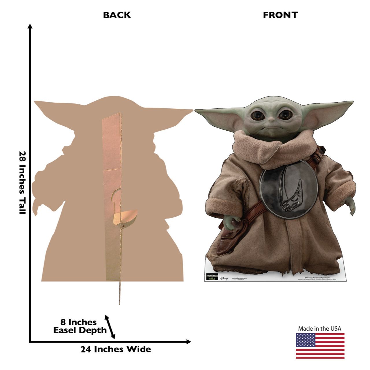 The Mandalorian and Grogu Mandalorian Apprentice Standee-2