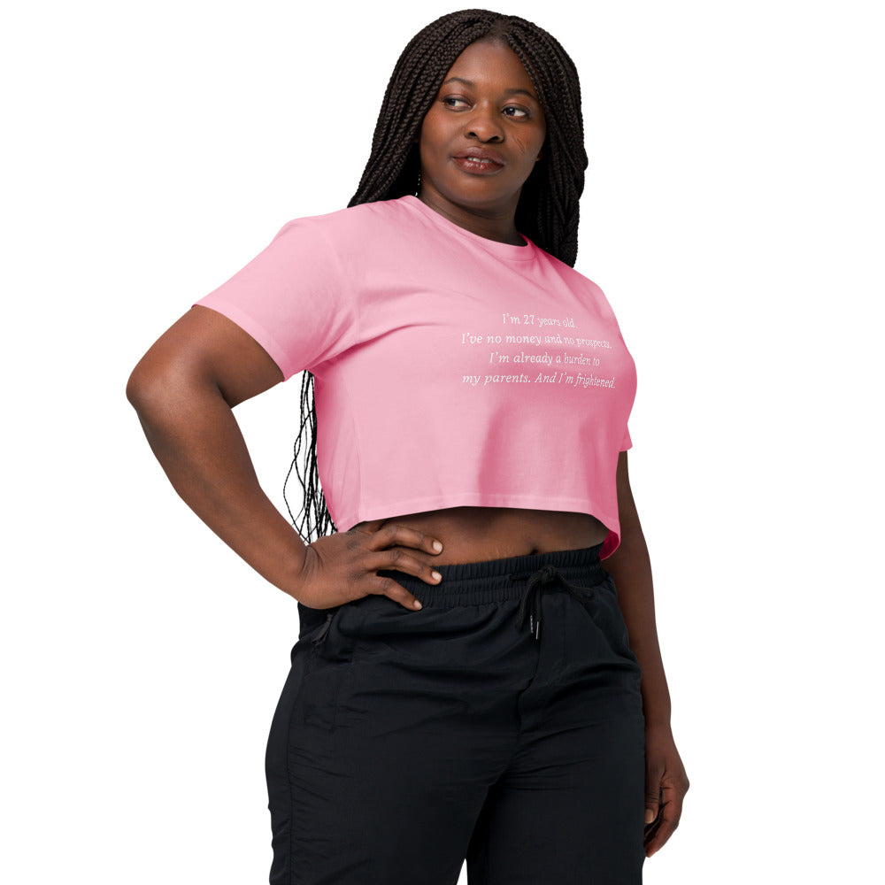 Pride & Prejudice 20th Anniversary No Money, No Prospects Women's Crop Top
