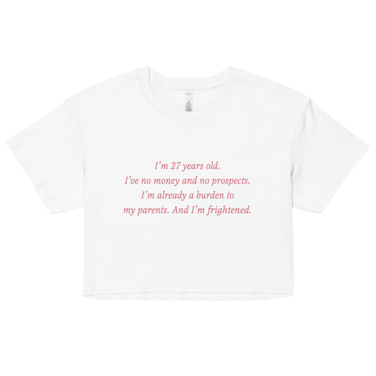 Pride & Prejudice 20th Anniversary No Money, No Prospects Women's Crop Top-6