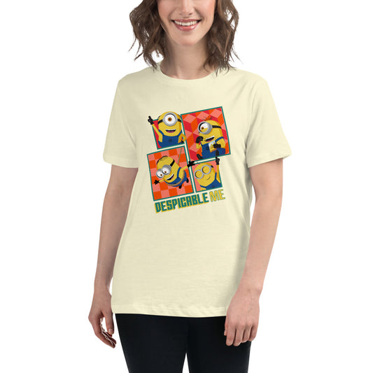 Despicable Me 4 Minion Grid Women's T-Shirt-1