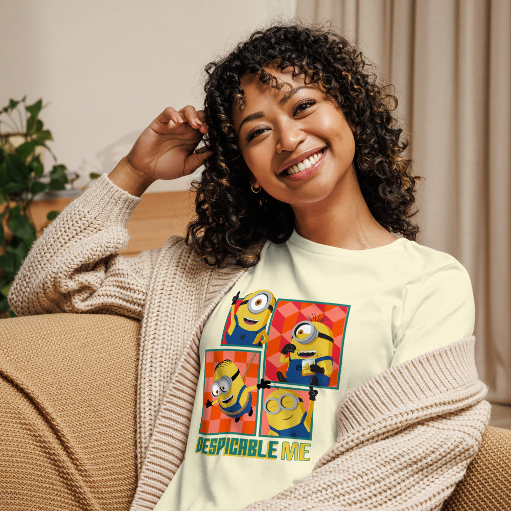 Despicable Me 4 Minion Grid Women's T-Shirt