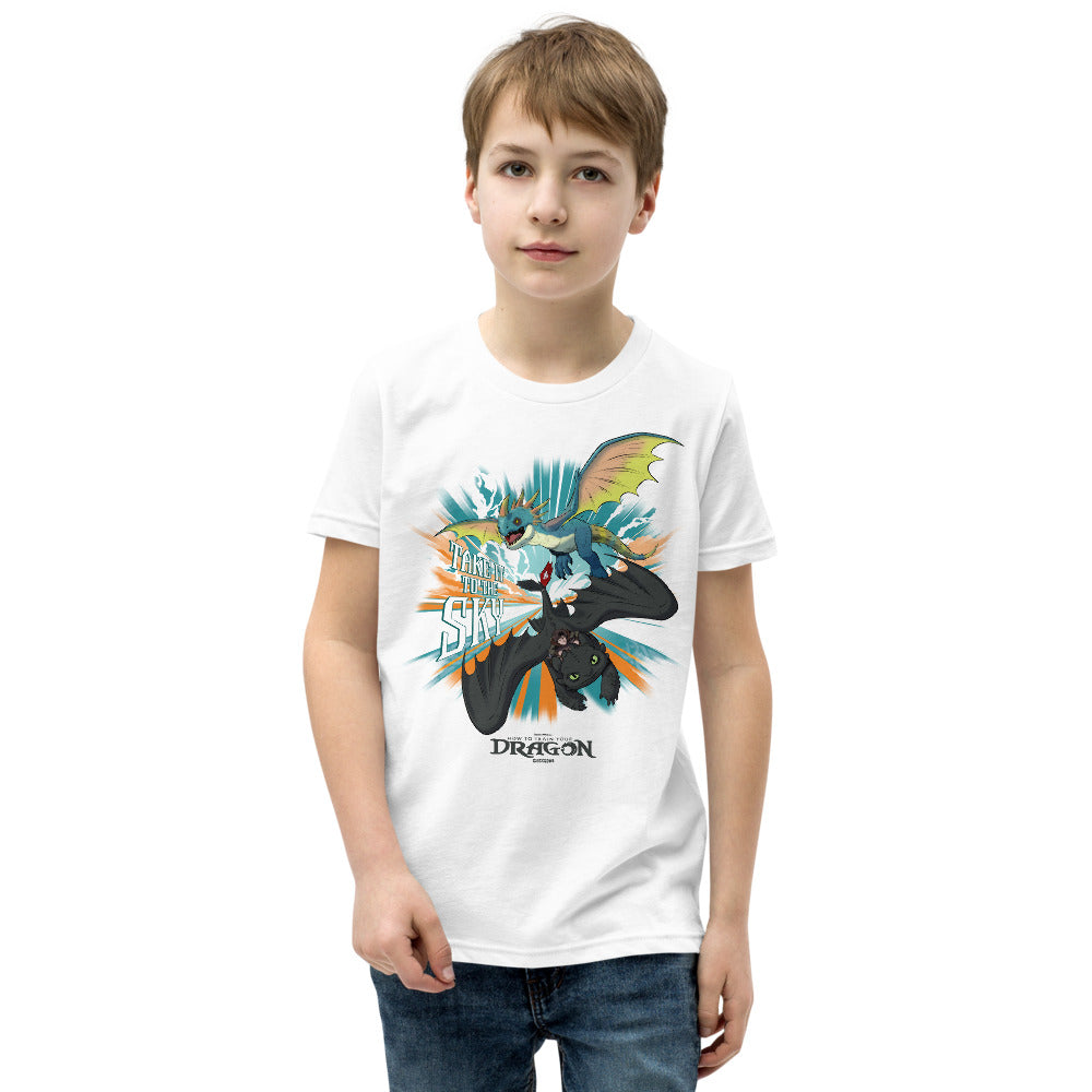 How to Train Your Dragon Take It To The Sky Youth T-Shirt