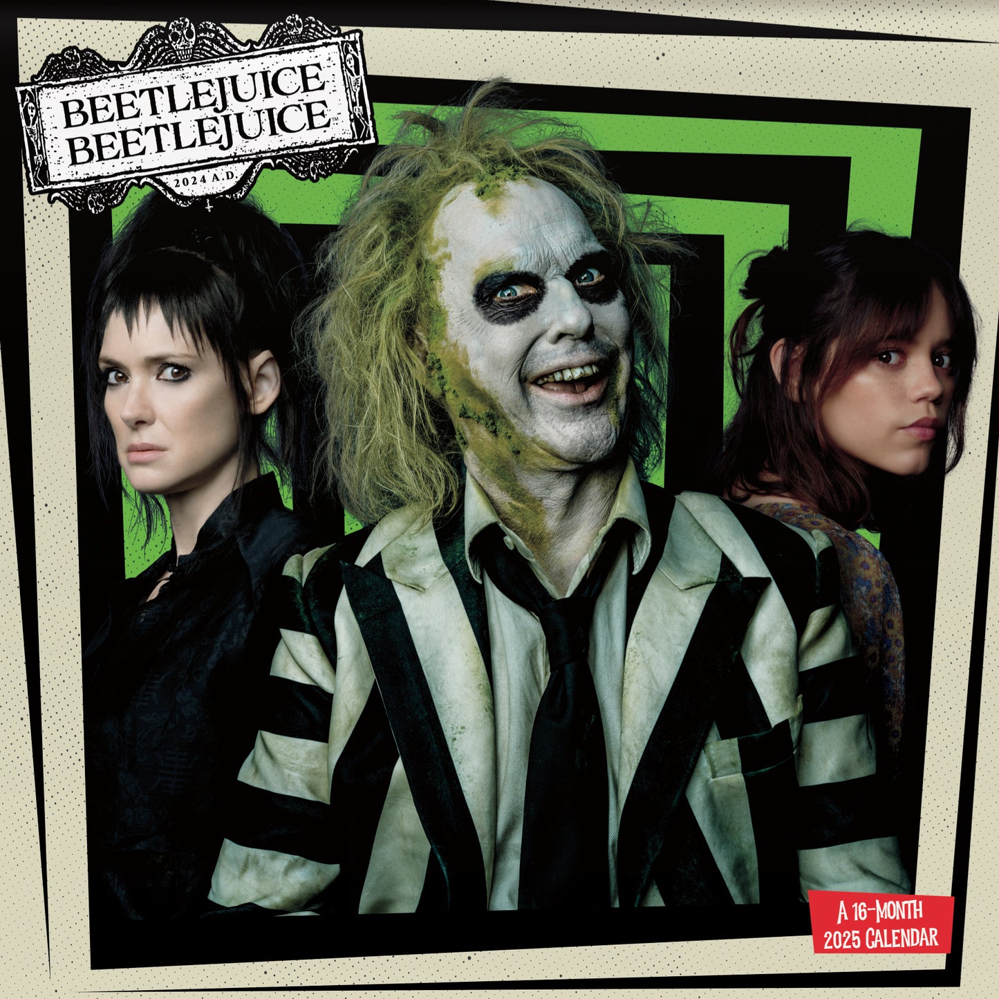 Beetlejuice Beetlejuice 2025 16-Month Wall Calendar