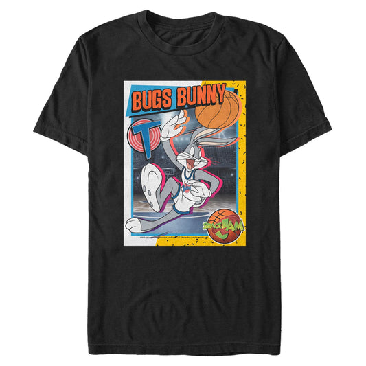 Space Jam Bugs Card T-shirt-0