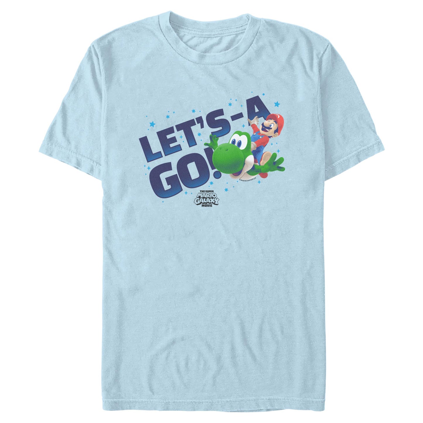 The Super Mario Galaxy Movie Lets a Go Friends T-shirt