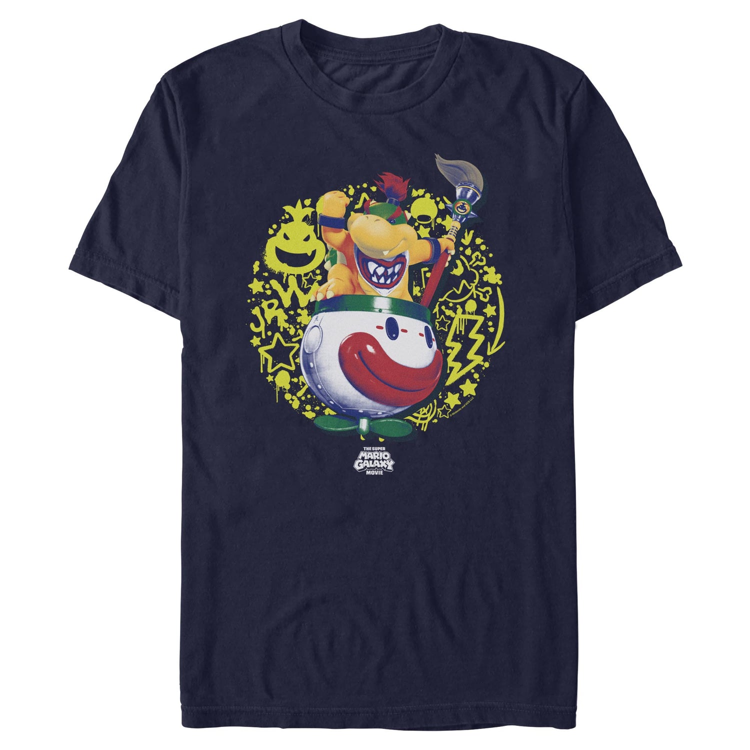The Super Mario Galaxy Movie Bowser Jr Icons T-shirt