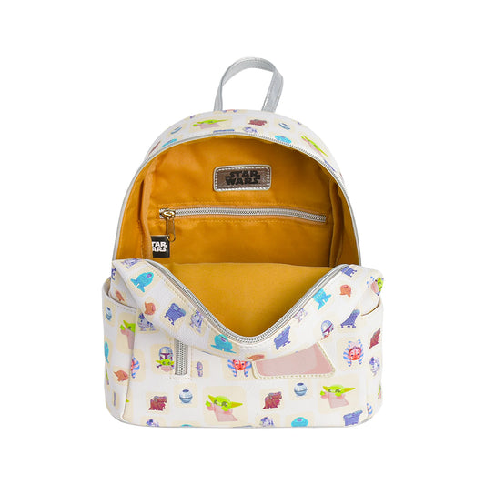 Grogu Handle Ball Mini Backpack, White - Grogu Handle Ball Mini Backpack, White-1-2