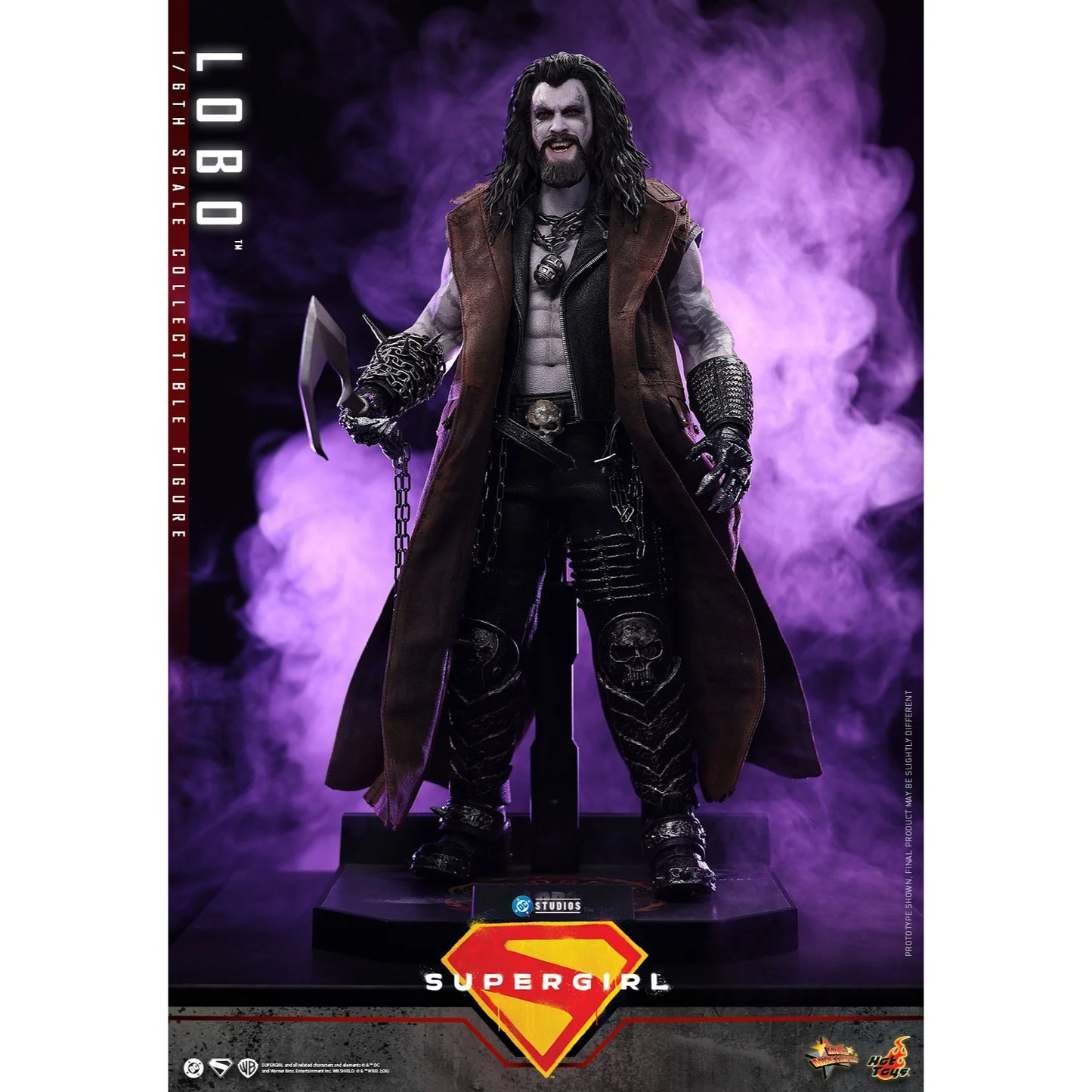 Supergirl Movie Lobo Hot Toys Figure Front View
