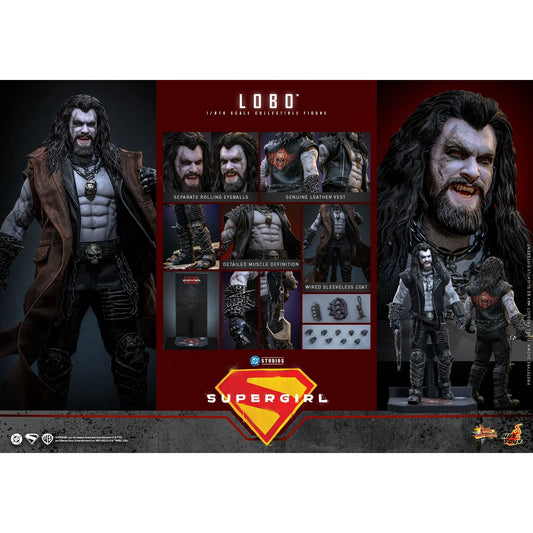 Supergirl Movie Lobo Hot Toys Figure Front View-1