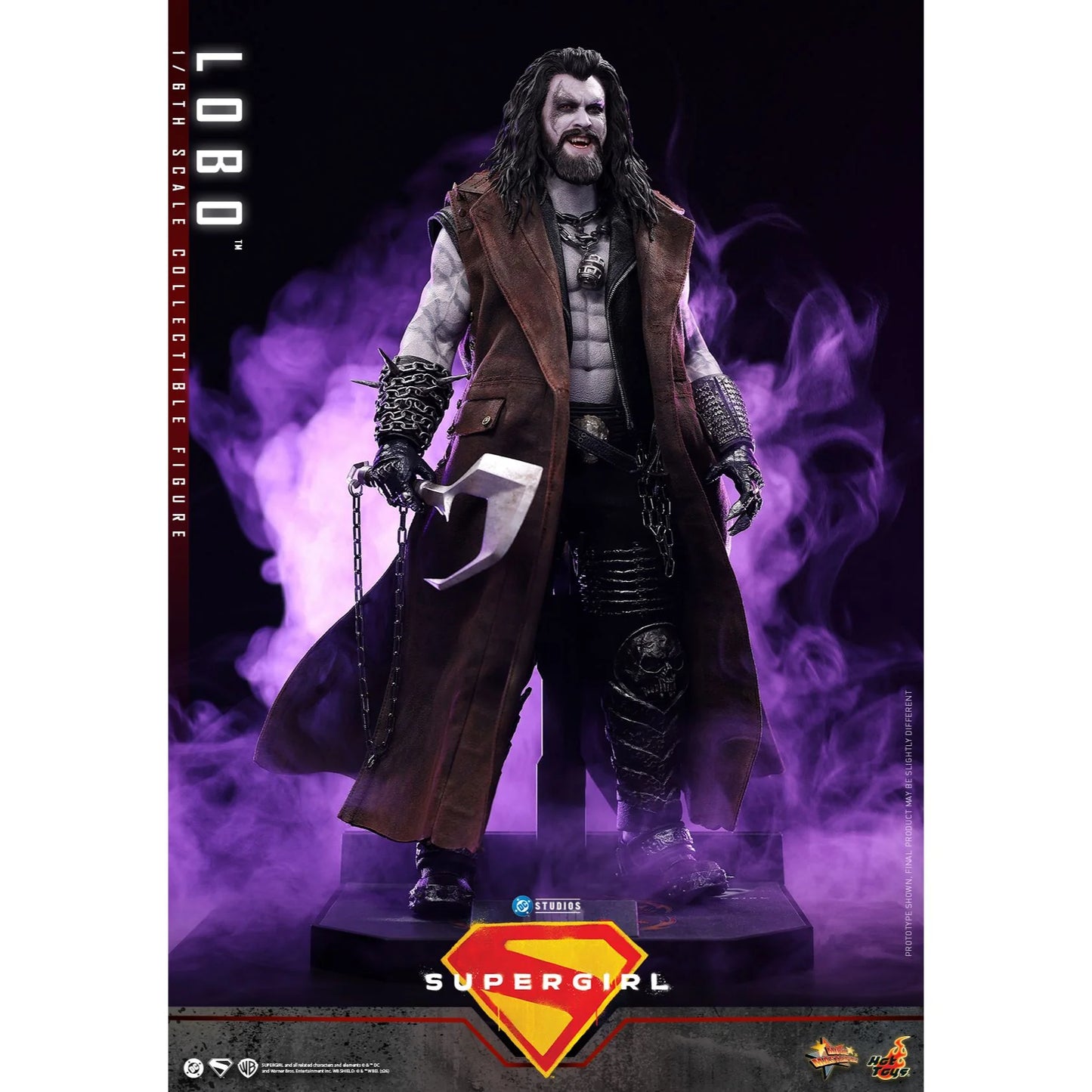 Lobo Collectible Figure Action Pose with Chain