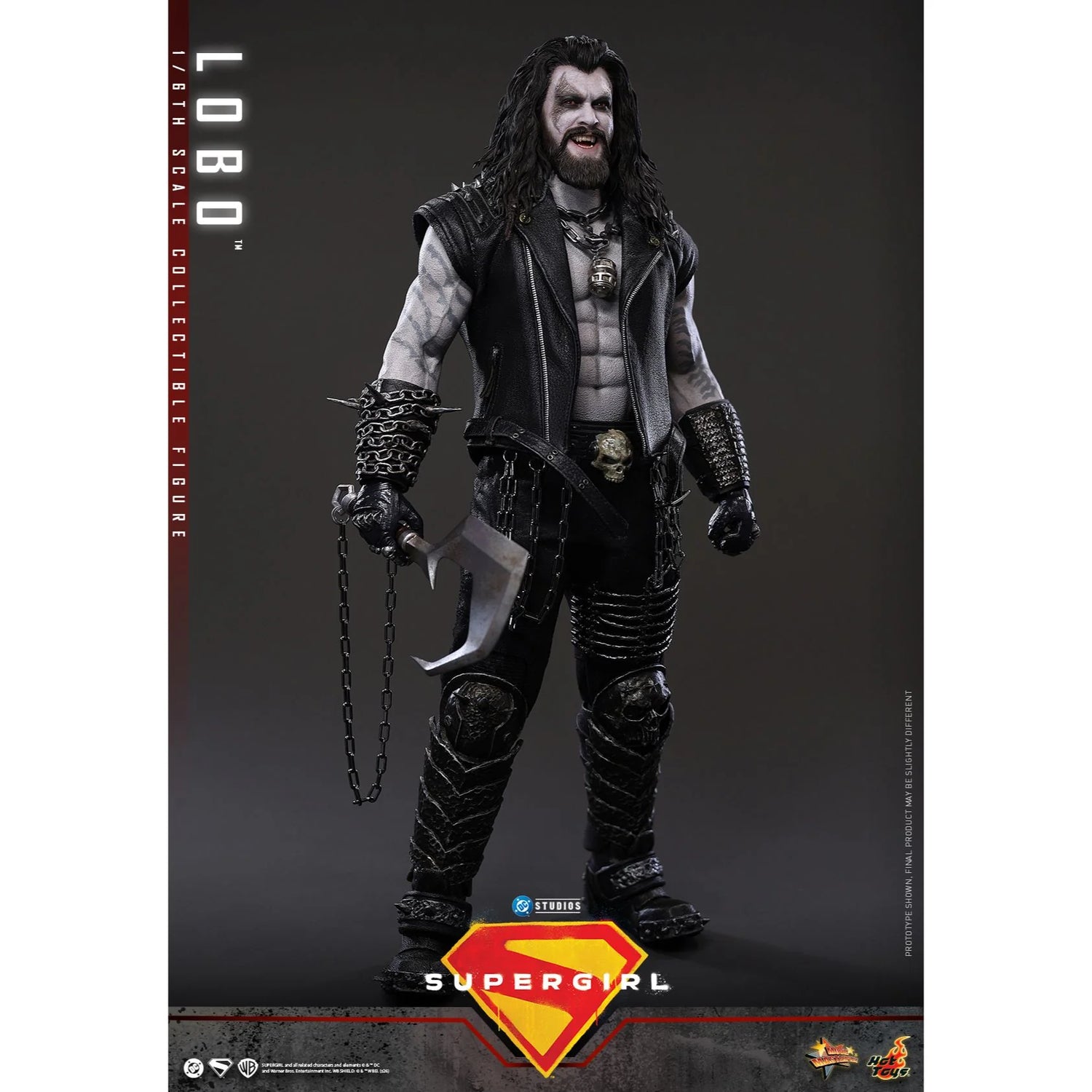 Lobo DC Movie Figure Display in Collection