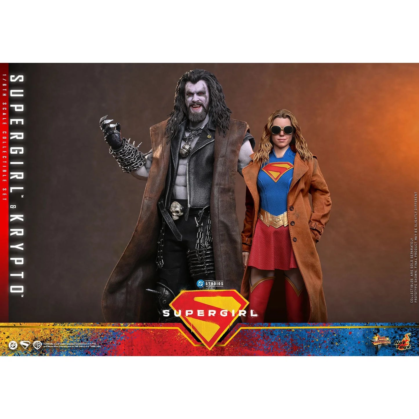 SUPERGIRL (2026 Movie) Supergirl & Krypto Sixth Scale Figure Set by Hot Toys-6