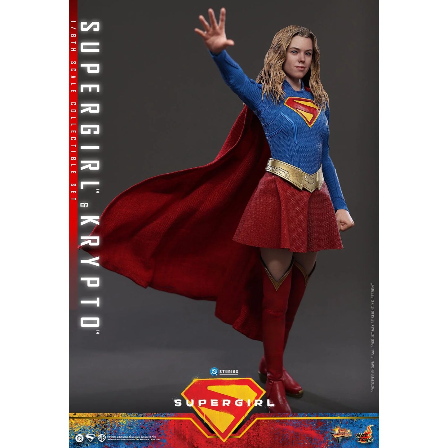SUPERGIRL (2026 Movie) Supergirl & Krypto Sixth Scale Figure Set by Hot Toys-8