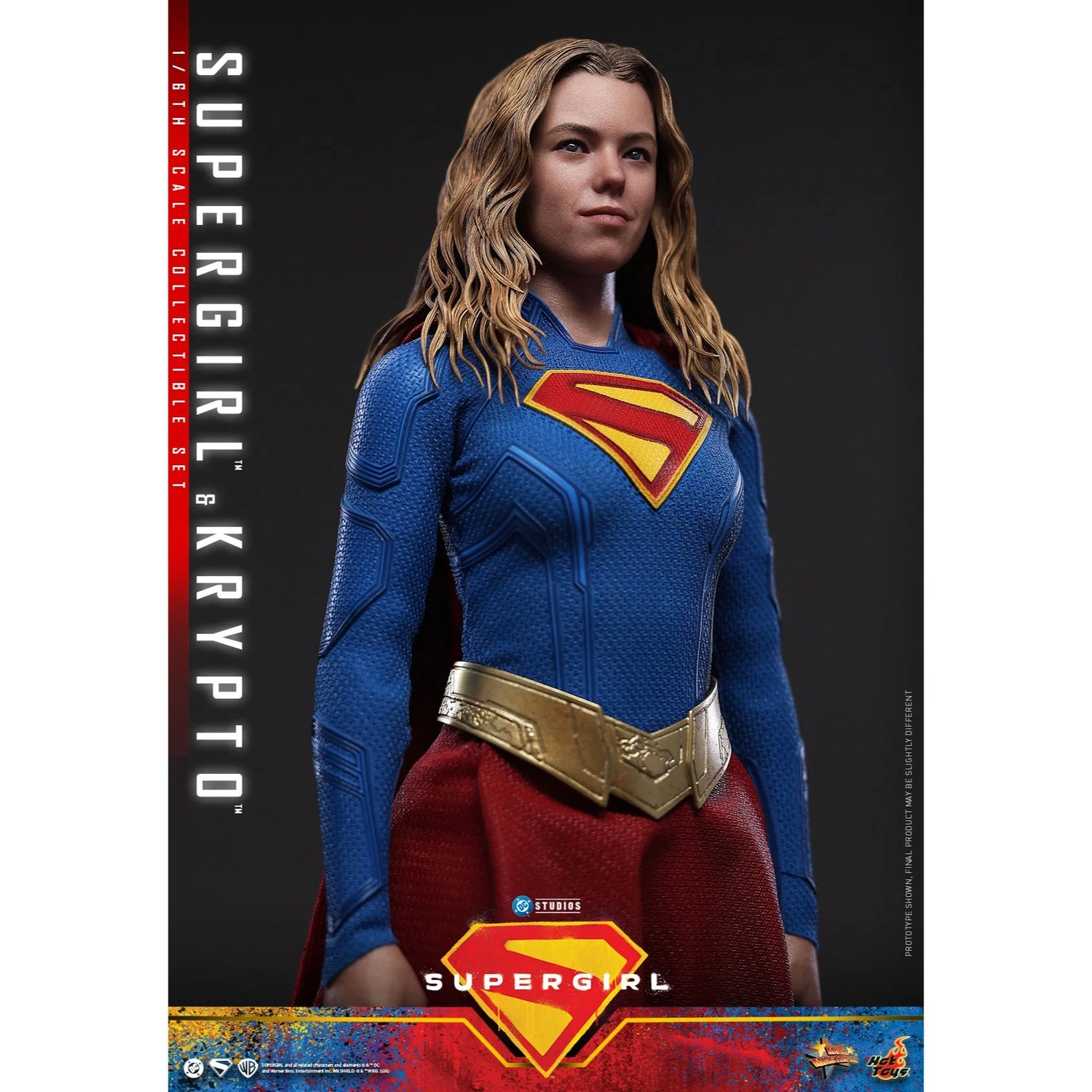 SUPERGIRL (2026 Movie) Supergirl & Krypto Sixth Scale Figure Set by Hot Toys-11