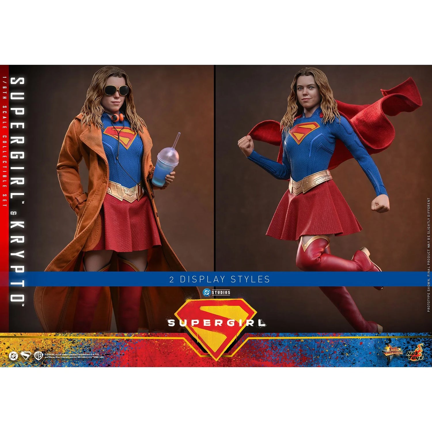 SUPERGIRL (2026 Movie) Supergirl & Krypto Sixth Scale Figure Set by Hot Toys-22