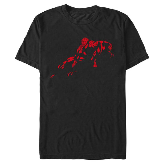Spiderman Classic Men's Red Wraith T-Shirt-0
