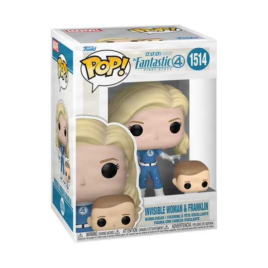 The Fantastic Four: First Steps Invisible Woman and Franklin Funko Pop! Figure-0