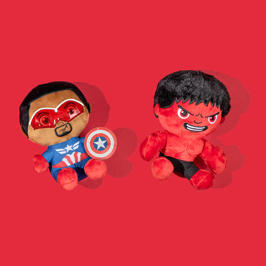 Captain America: Brave New World Cap & Red Hulk Plush - Set of 2-5