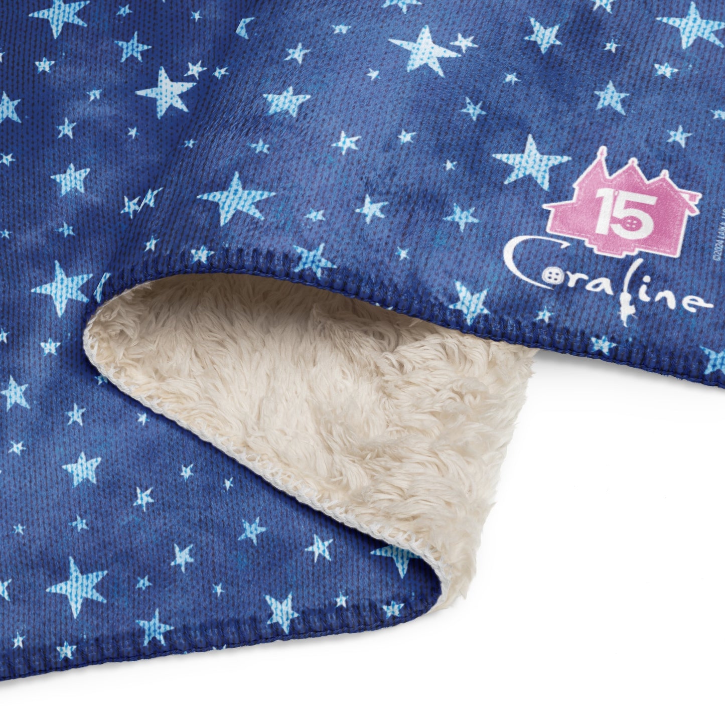 Coraline Star Pattern Sherpa Blanket