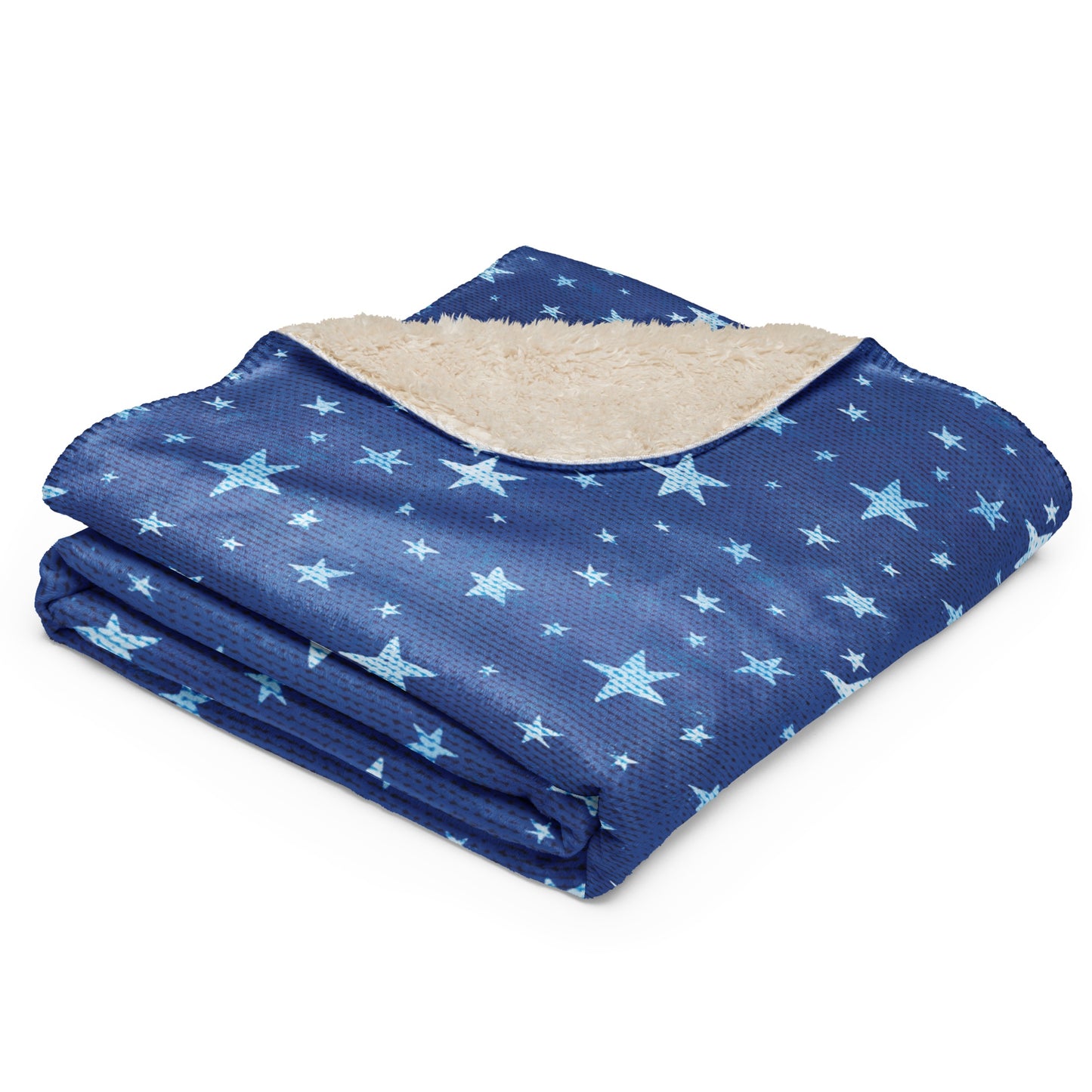 Coraline Star Pattern Sherpa Blanket