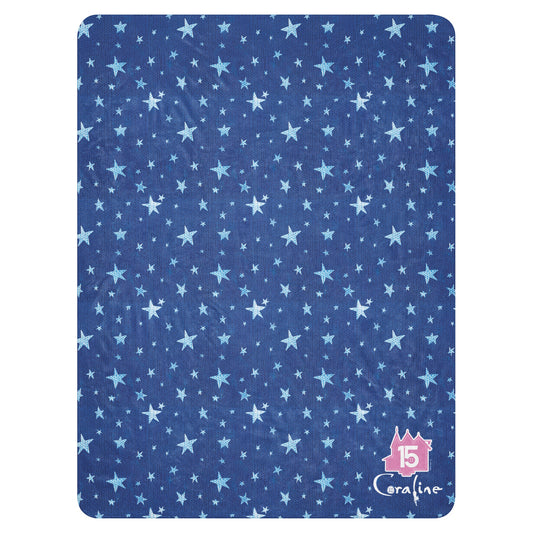 Coraline Star Pattern Sherpa Blanket-0