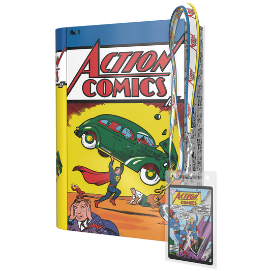 DC Comic Book Popcorn Tin with Lanyard - Action Comics-0