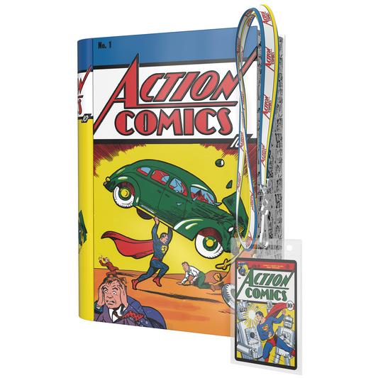 DC Comic Book Popcorn Tin with Lanyard - Action Comics-1