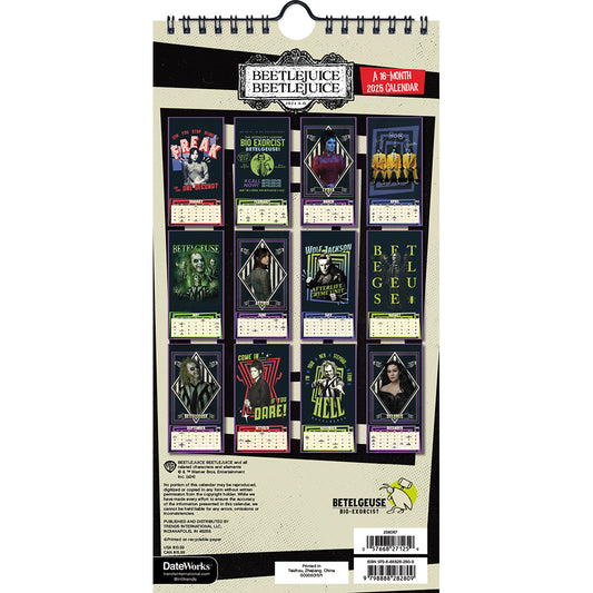 Beetlejuice Beetlejuice Mini Poster Calendars-1