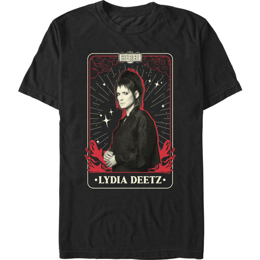 Beetlejuice Beetlejuice Lydia Deetz Tarot Card T-Shirt-0