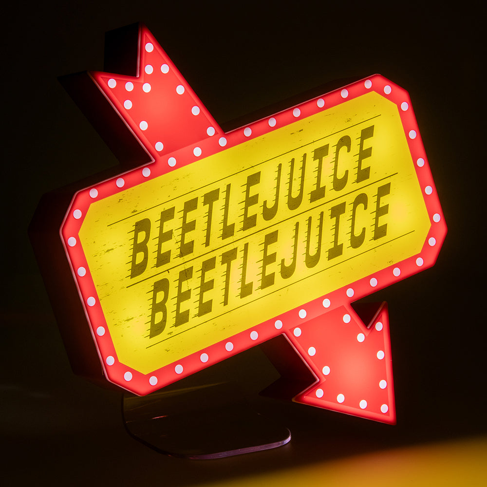 LED fashion Beetlejuice sign