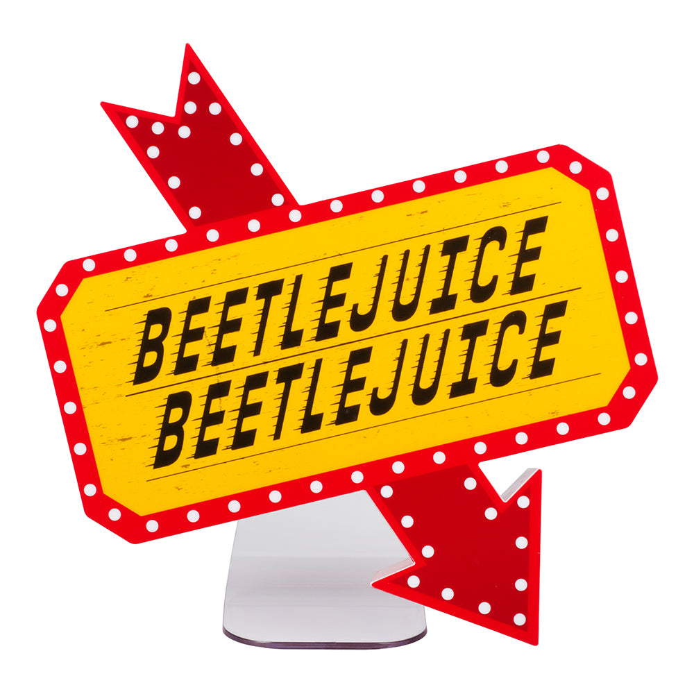 Beetlejuice Sign Light