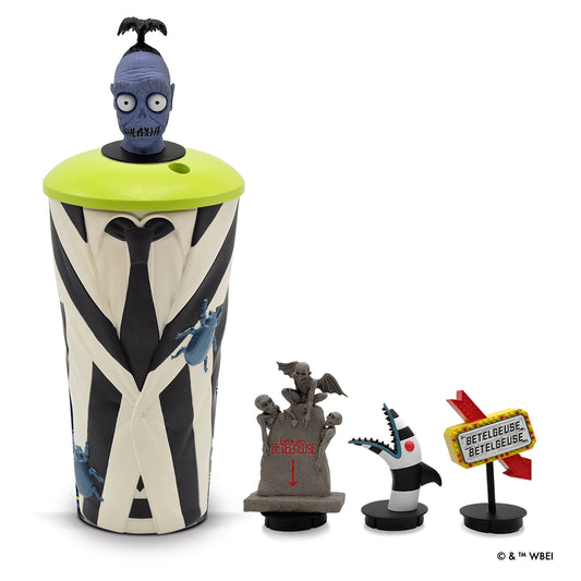 Beetlejuice Beetlejuice Cup & Set of 4 Toppers - Exclusive Limited Edition-0