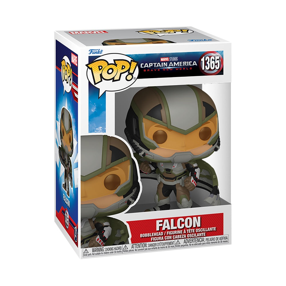 Captain America Brave New World Falcon Funko Pop! Bobblehead Figure