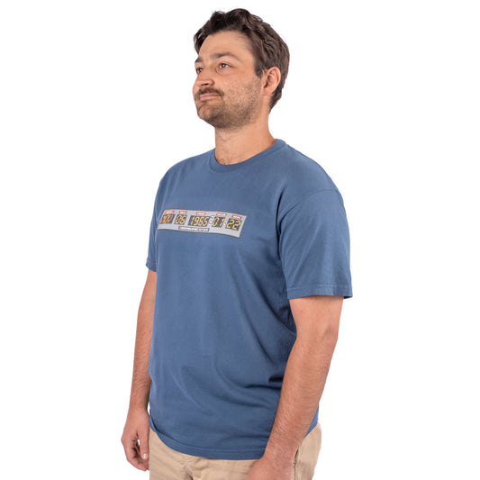 Back to the Future Time Clock 3D Lenticular T-shirt Midnight-3