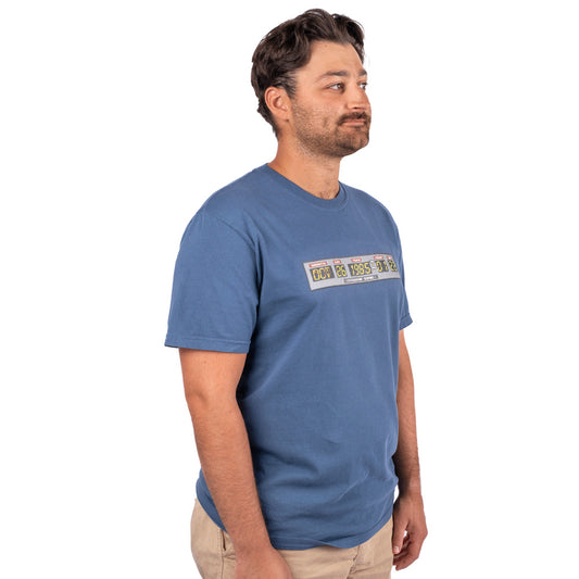 Back to the Future Time Clock 3D Lenticular T-shirt Midnight-4