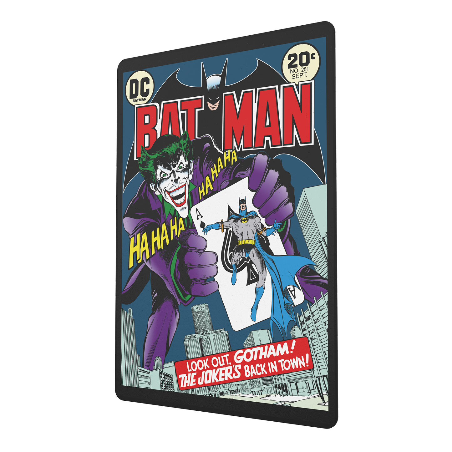 DC Comic Book Popcorn Tin with Lanyard - Batman