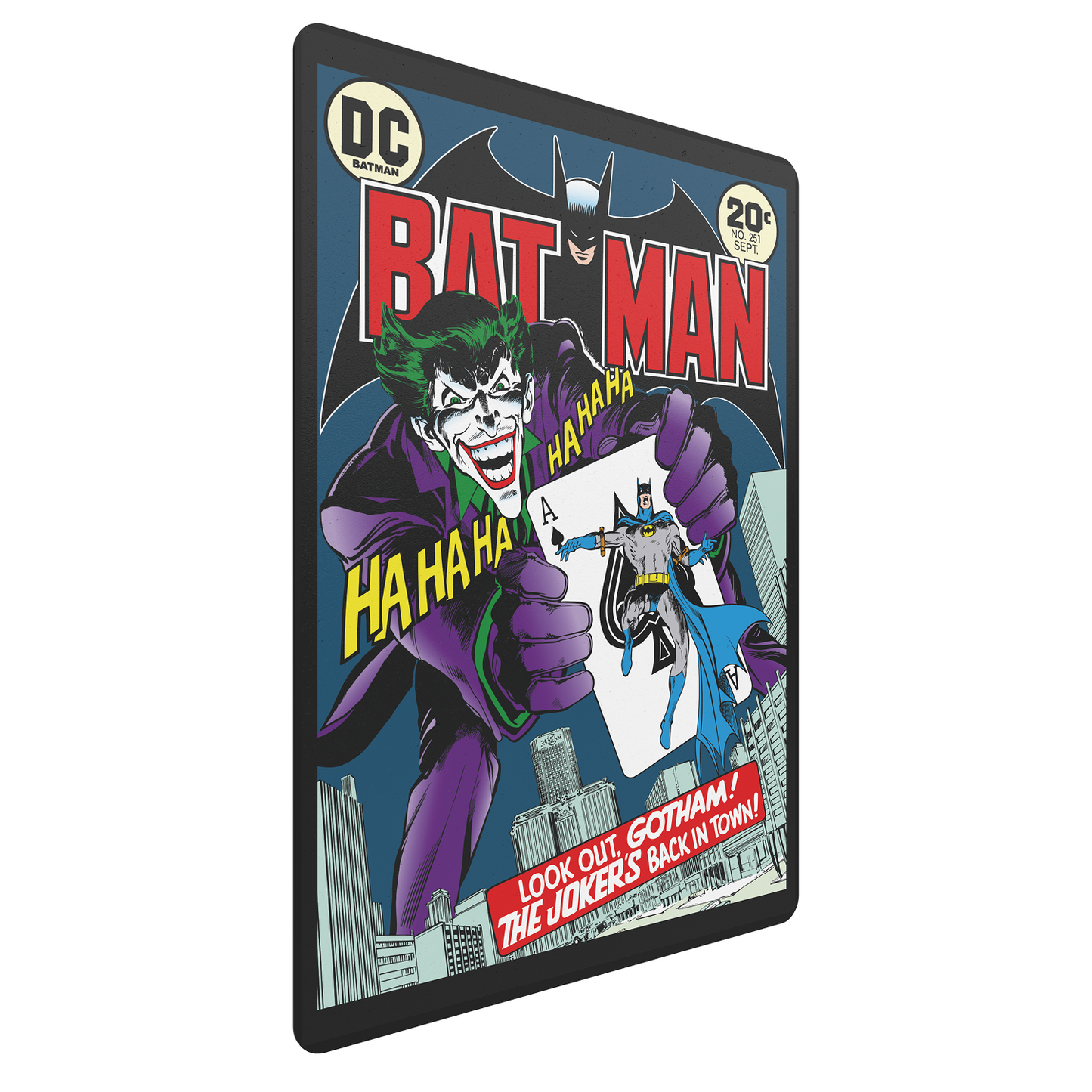 DC Comic Book Popcorn Tin with Lanyard - Batman