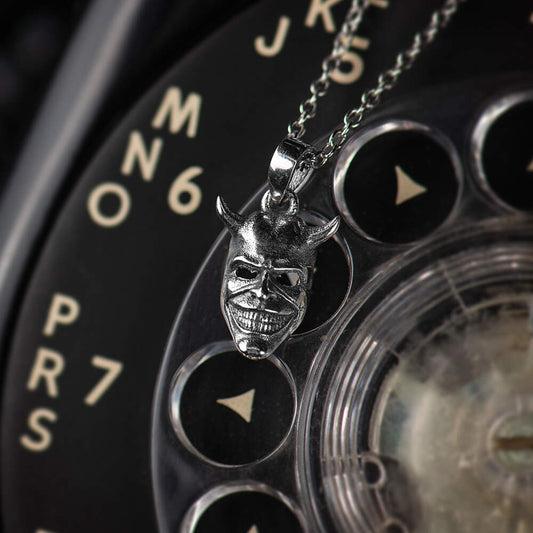 Black Phone 2 Mask Necklace-7