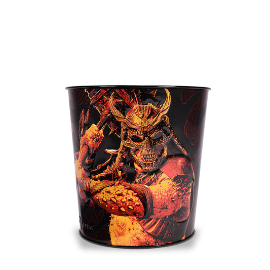Mortal Kombat 2 85 oz Shao Kahn Tin Bucket with Helmet-7
