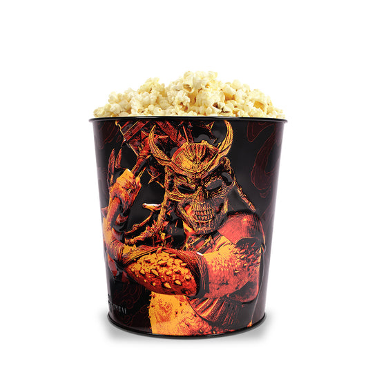 Mortal Kombat 2 85 oz Shao Kahn Tin Bucket with Helmet-1