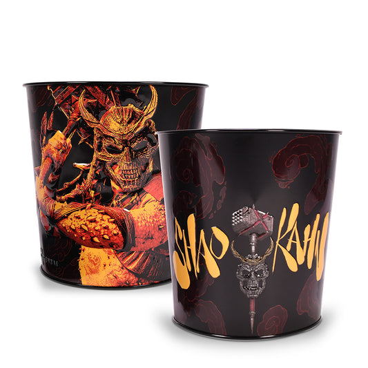 Mortal Kombat 2 85 oz Shao Kahn Tin Bucket with Helmet-8