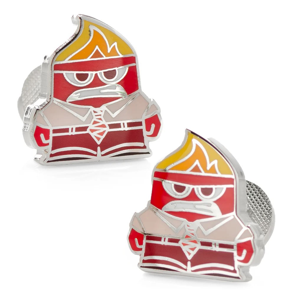 Inside Out 2: Anger Cufflinks