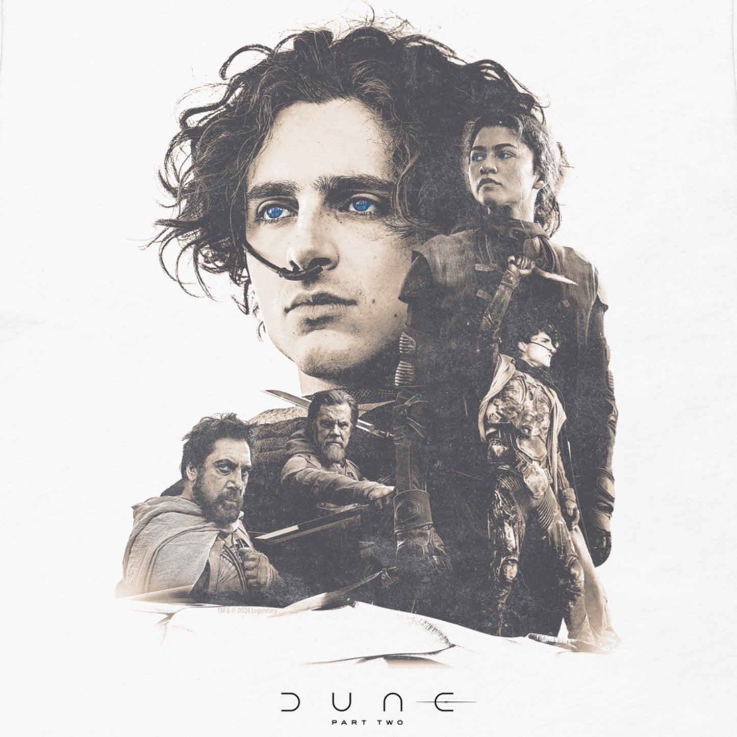 Dune: Part Two Cast T-shirt