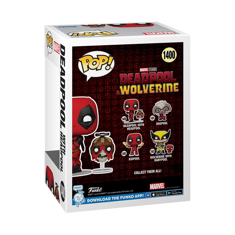 Deadpool & Wolverine: Deadpool with Headpool Funko! Pop Figure