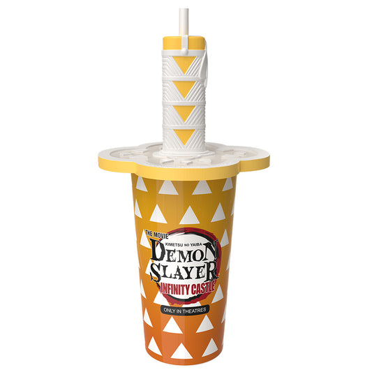 Demon Slayer: Kimetsu no Yaiba – The Movie: Infinity Castle Tumblers with Sword Hilt Topper Lid Green-3