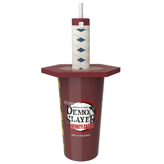 Demon Slayer: Kimetsu no Yaiba – The Movie: Infinity Castle Tumblers with Sword Hilt Topper Lid Green-7
